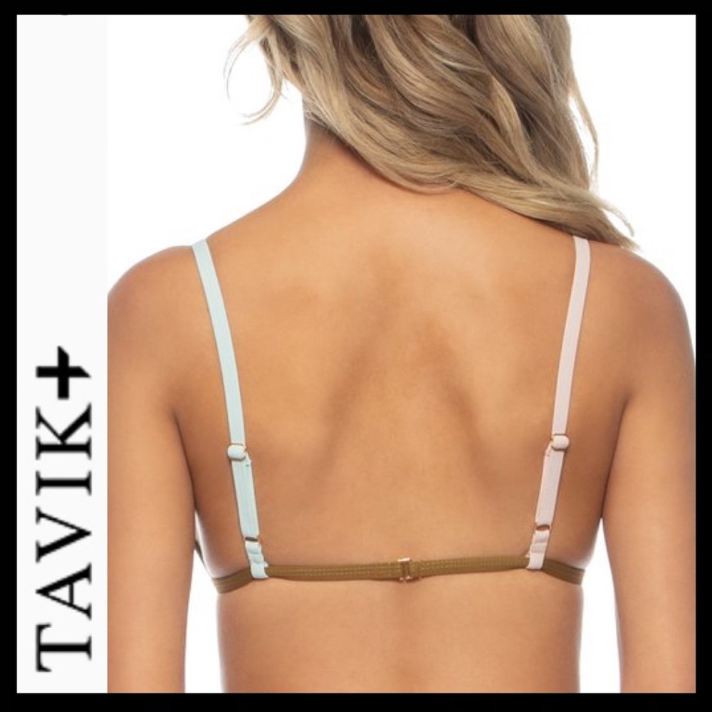NWT Tavik Jett Triangle Colorblock Top - Picture 3 of 8